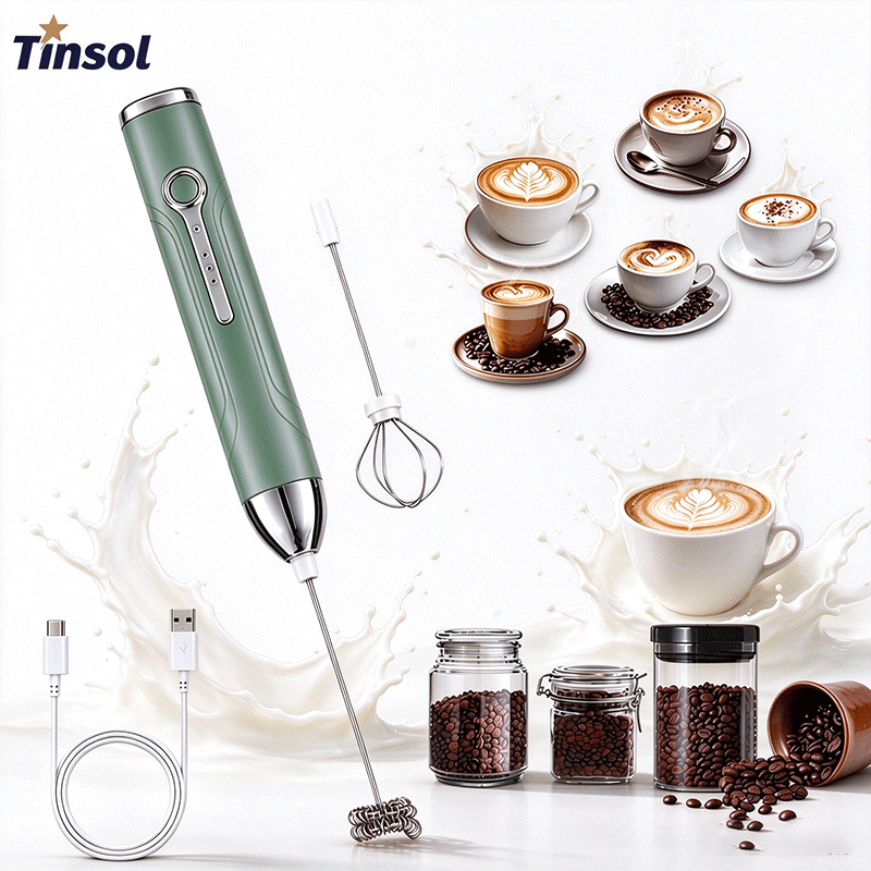 Portable Blender Usb Rechargeable - TINSOL Three-gear mini handheld milk frother