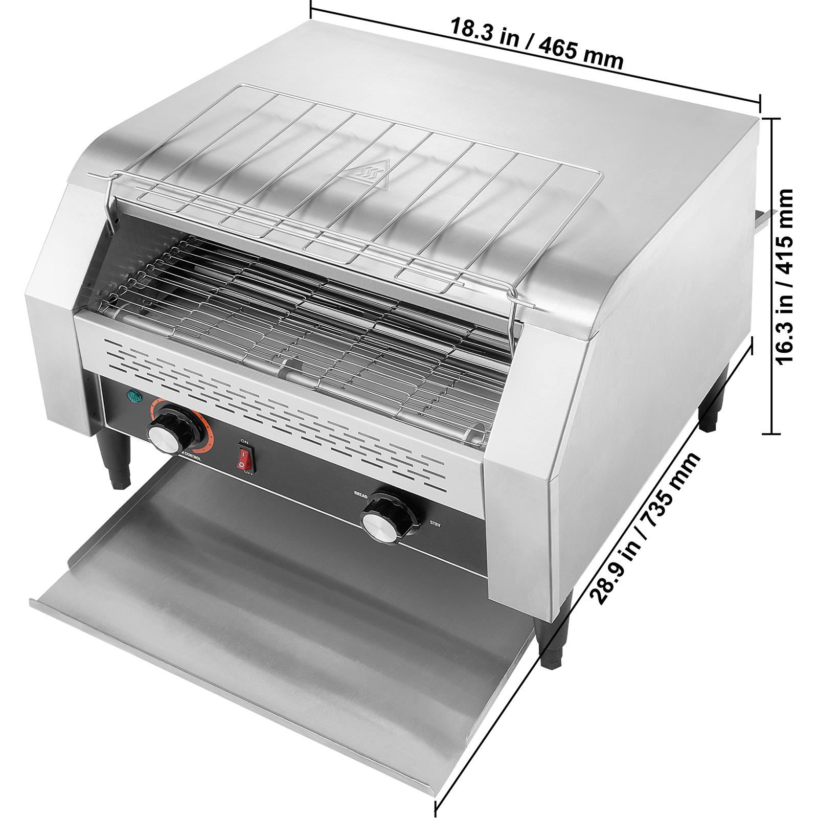 Commercial Conveyor Toaster 45 - Kitchen Appliances recension och pris