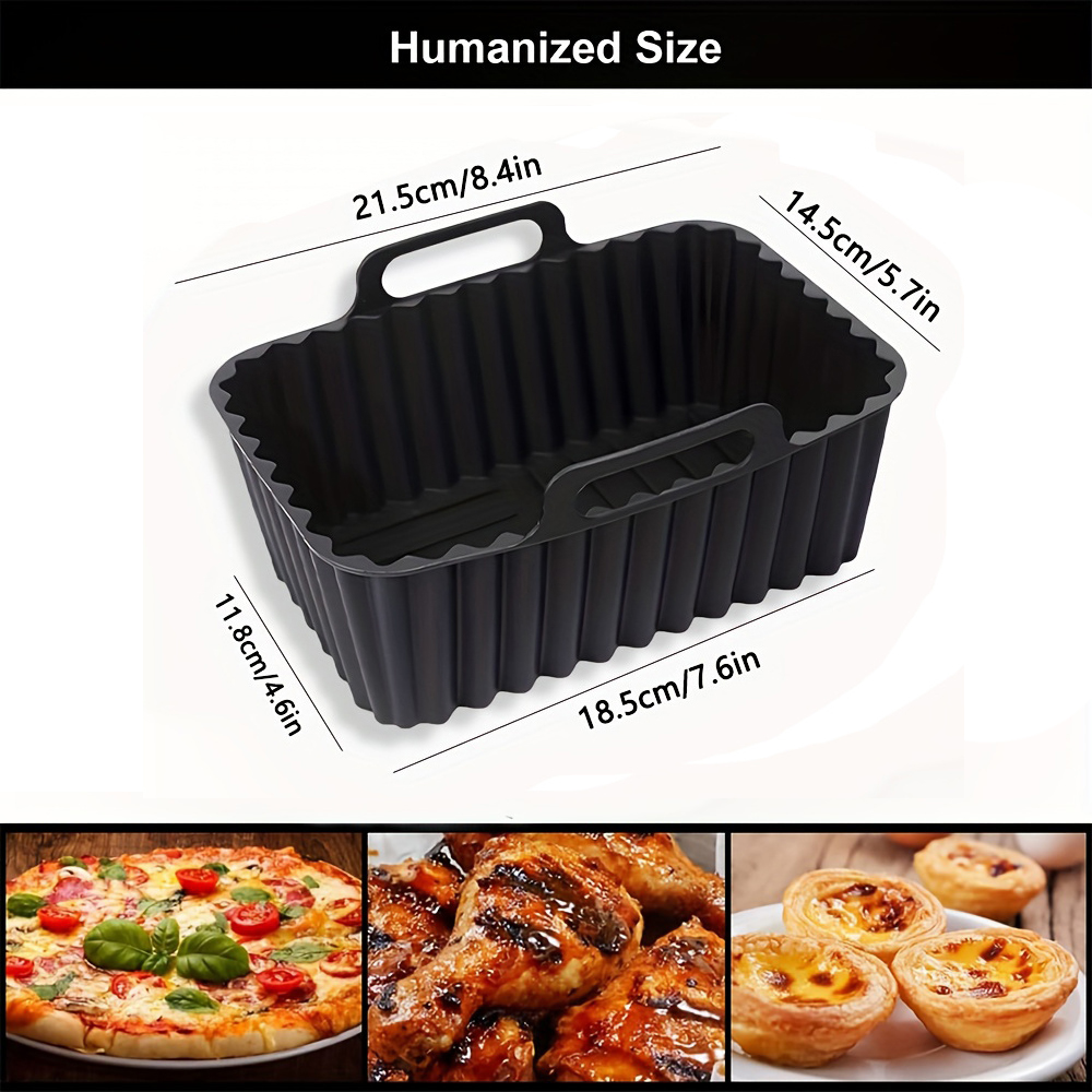 2Pcs Air Fryer Silicone Pot Ai - Air Fryer Silicone Pot Liner recension och pris