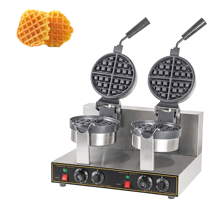 Double Electric Mini Belgian W - Mini Waffle Maker Machine recension och pris